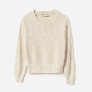 Everlane Cotton-Linen Blend Crewneck Sweater